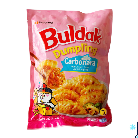 Samyang Heiße Hähnchen-Geschmack Carbonara Teigtaschen